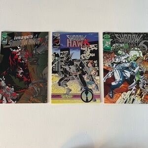 Three Shadow Hawk Comic Books